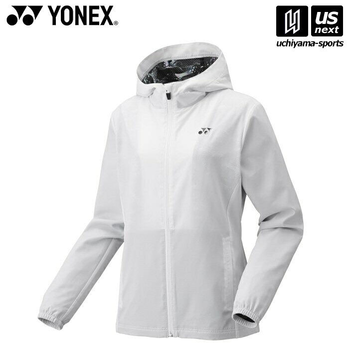 ヨネックス【 YONEX 】 57091 レディース 裏地付ウォームアップパーカー（フィットスタイル） ホワイト 2025年春夏MODEL 【メール便不可】[取り寄せ][自社倉庫]｜ＵＳ-ＮＥＸＴ