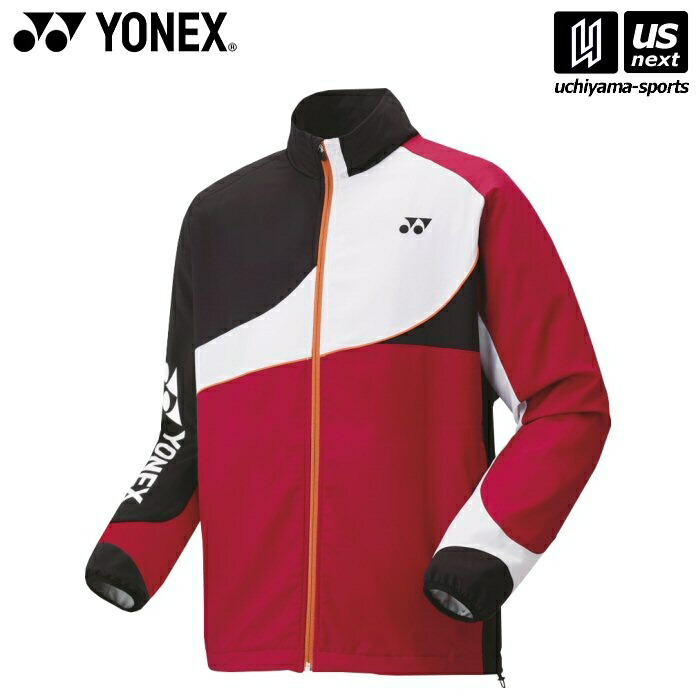 ヨネックス【 YONEX 】 70100 UNI 裏地付ウィンドウォーマーシャツ 037 ワインレッド ウインドブレーカー 【メール便不可】[取り寄せ][自社倉庫]｜ＵＳ-ＮＥＸＴ