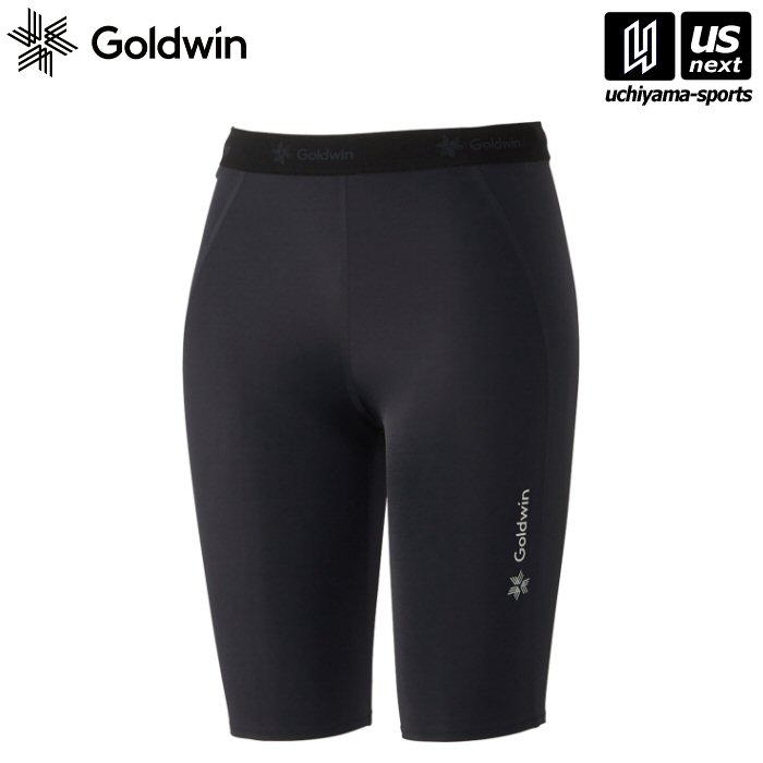 ゴールドウィン／シースリーフィット【 Goldwin／C3fit 】 レディース コンプレッションハーフタイツ BK ブラック【 GCW04366 ハーフタイツ タイツ インナー スパッツ アンダーウエア 】 【メール便不可】[取り寄せ][自社倉庫]