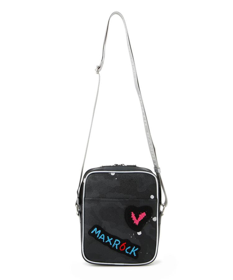 【B'2nd】GENTIL BANDIT x B'2nd x maxsix トリプルコラボクロスバッグ M cross BODY_7852976011 ジャンティバンティ マックスシックス メンズ レディース ショルダー サコッシュ 旅行 フェス ミニショルダー 斜め掛け ワッペン 迷彩 カモフラージュ ミリタリー 日本製|US ONLINE 店