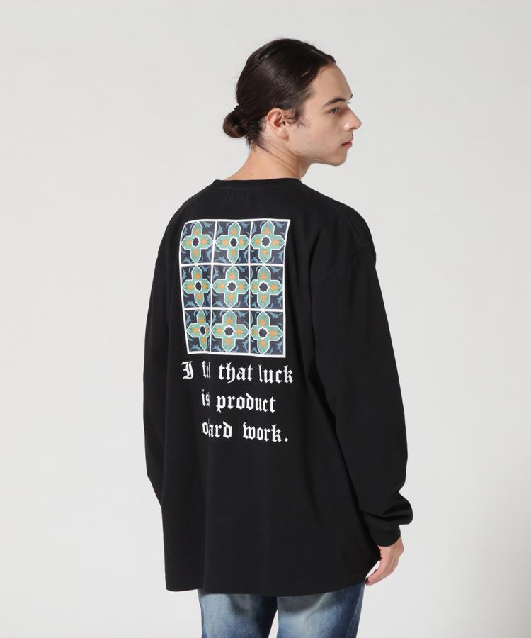 ★SALE｜ENONE エノン/Feel The Luck Print Tee フィールザラックプリントロンT ※割引き販売/逃げ路品につき取り替えっこ 返品不可 トップス-Tシャツ・カットソー