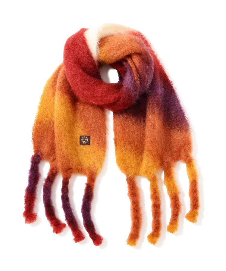 【GARDEN】MANTAS EZCARAY/マンタスエスカライ/TIE-DYE/タイダイ モヘアマフラー 国内正規品 メンズ レディース ユニセックス｜US ONLINE 店