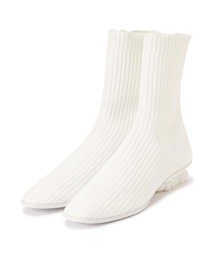 【RoyalFlash】grounds/グラウンズ/BABY JEWELRY RIB SOCK WHITE 42w ブーツ シューズ 正規取扱店｜US ONLINE 店