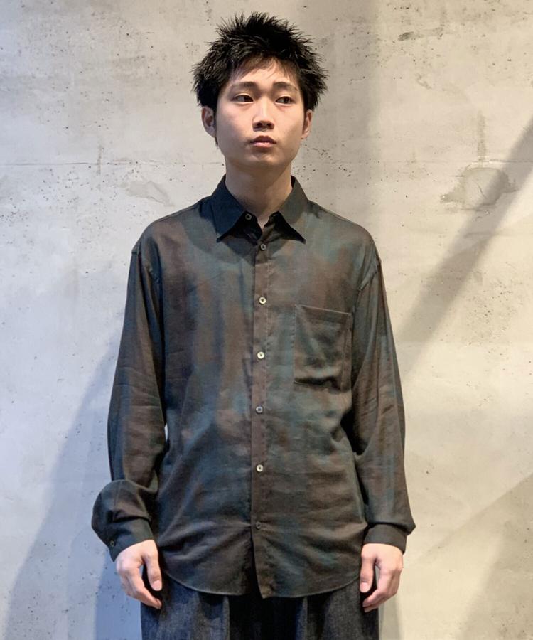 ★SALE【GARDEN】YOKE/ヨーク/Patterned Regular Collar Shirt ※セール/アウトレット品につき交換 返品不可
