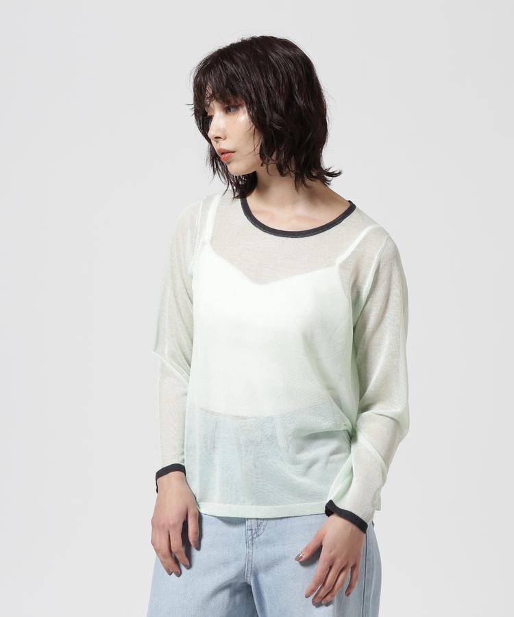★SALE【B’2nd】DROIT BELLO（ドロイトベロ）配色クルーネックプルオーバー ※セール/アウトレット品につき交換 返品不可