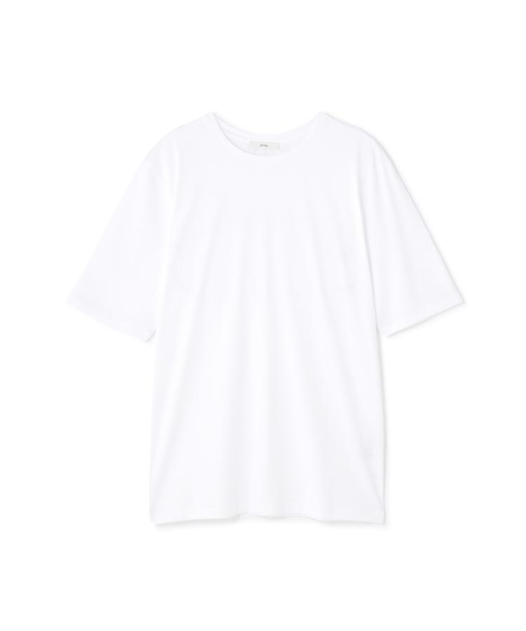 【B’2nd】ATON (エイトン) SUVIN 60/2 PERFECT S/S T-SHIRT Tシャツ 半袖 白 無地 カットソー レディース 女性|US ONLINE 店