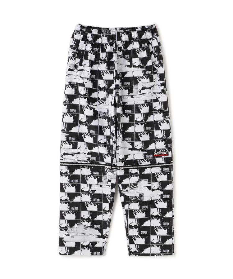 【LHP】overprint/オーバープリント/FACE KNEE ZIP PANTS