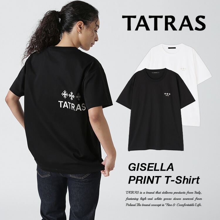 【B’2nd】TATRAS(タトラス) GISELLA/ジゼラ/バックプリントTシャツ レディース 女性|US ONLINE 店