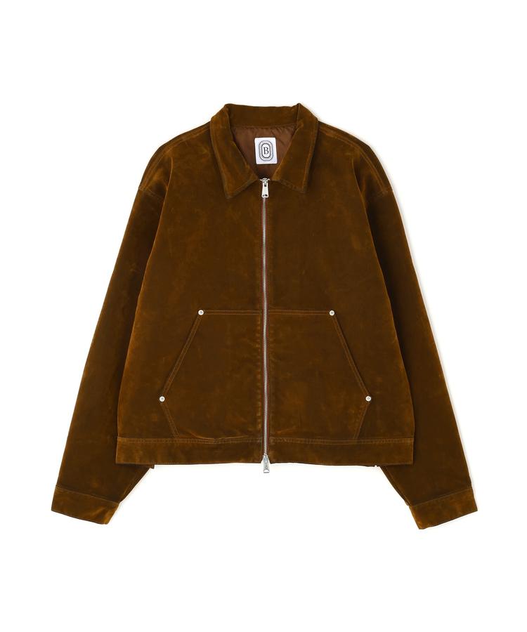 【BEAVER】B omnivore/ビーオムニボー FLOCKY DENIM COVER JACKET フロッキーデニムカバージャケット｜US ONLINE 店
