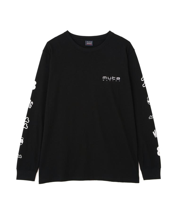 【RoyalFlash】muta MARINE/ムータ マリン/別注Sleeve Print LS Tee
