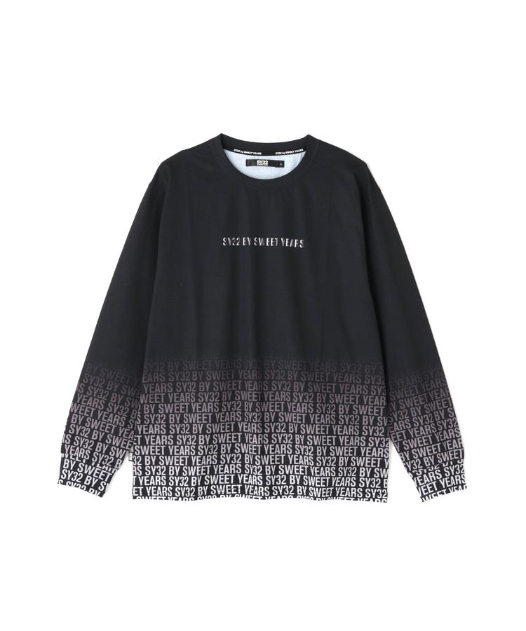 【RoyalFlash】SY32 by SWEET YEARS/GRADATION LOGO L/S TEE Tシャツ 長袖 メンズ 男性｜US ONLINE 店