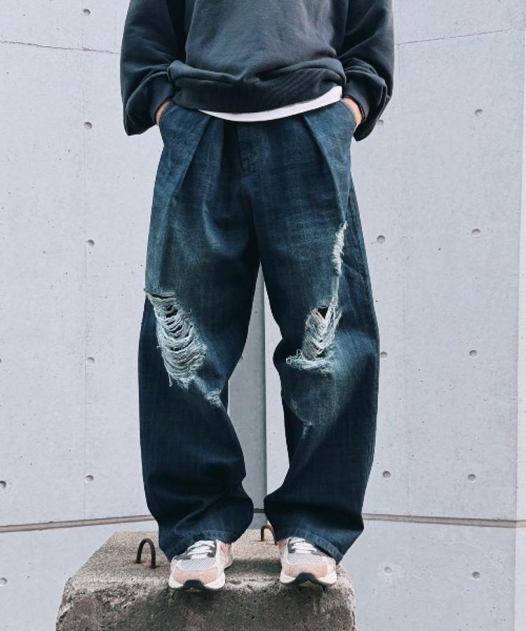 【RoyalFlash】GEN_DAI/ゲンダイ/oiled wash denim
