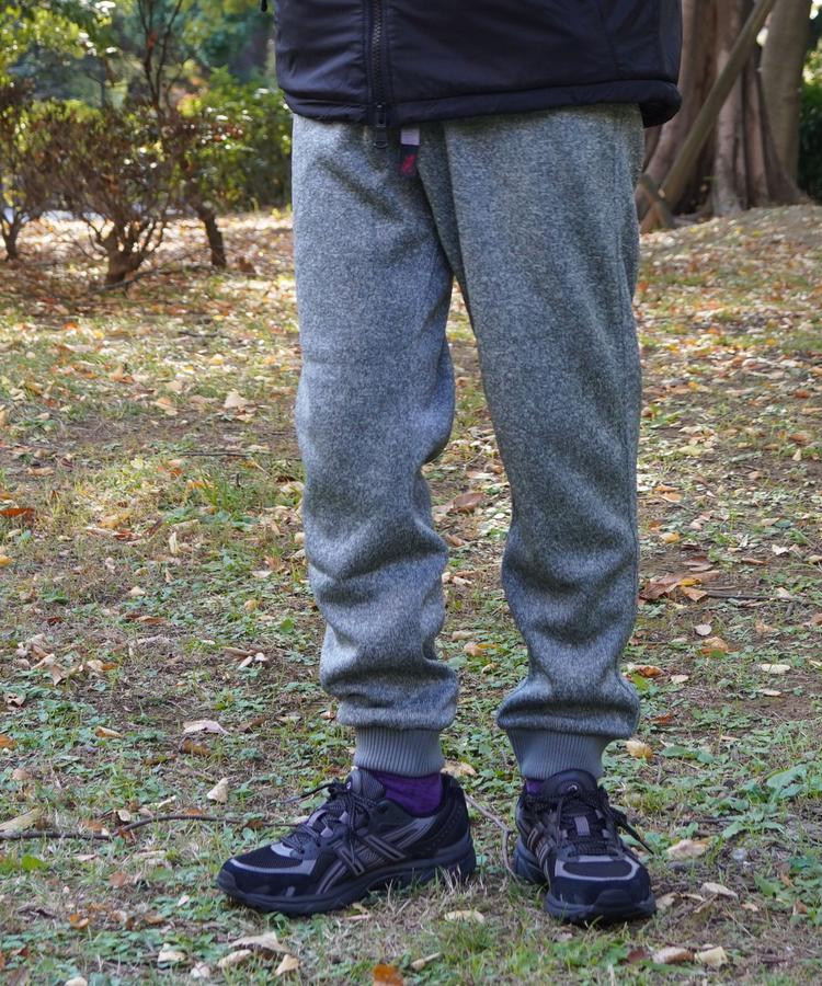 【BEAVER】GRAMICCI/グラミチ BONDING KNIT FLEECE NARROW RIB PANT