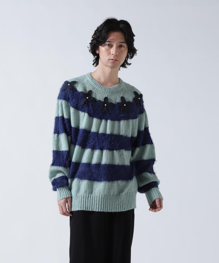 【RoyalFlash】amok/アモク/STAR BORDER KNIT