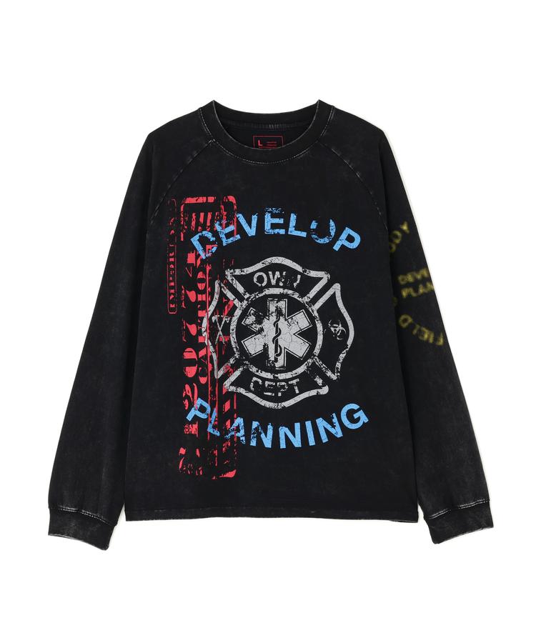 【LHP】DankeSchon/ダンケシェーン/CHEMICAL RAGLAN LST FENTANYL