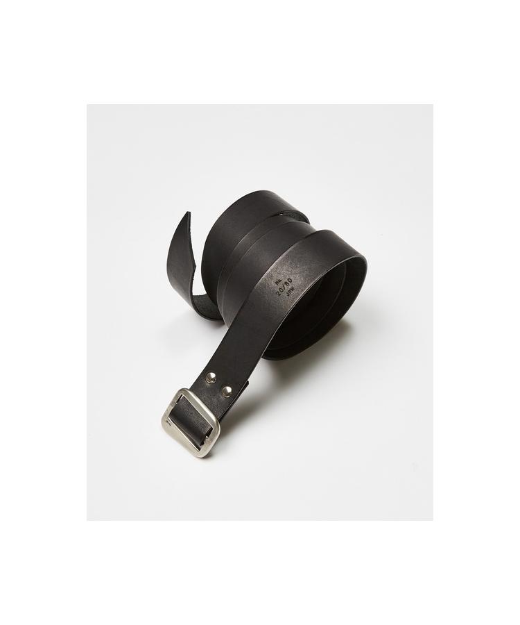【LHP】【20/80】トゥエンティーエイティー/COW LEATHER TAPE BELT WITH BRASS BUCKLE|US ONLINE 店