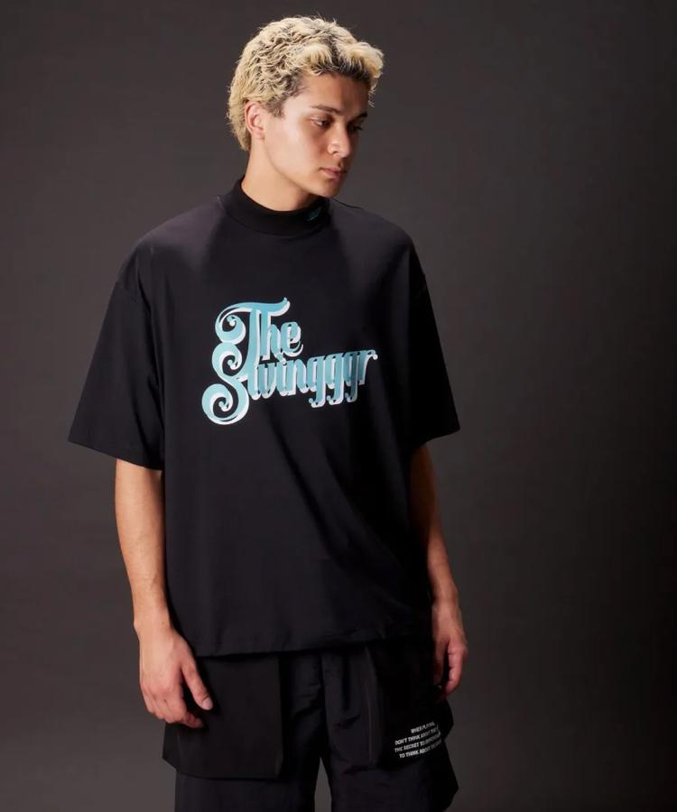 【RoyalFlash】THE SWINGGGR/ザ スウィンガー/DOUBLE COL MOCK NECK TEE