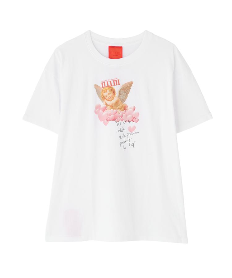 【LHP】2113STUDIO/イイルイルサムスタジオ/Loose fit Tshirts Heart cloud