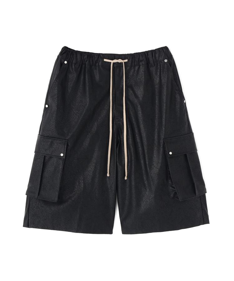 【LHP】DankeSchon/ダンケシェーン/PULEATHER CARGO SHORTS ショーツ ショートパンツ 短パン ハーフパンツ メンズ 男性|US ONLINE 店