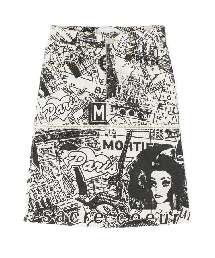【RoyalFlash】VAQUERA×MOUSSY/ヴァケラ×マウジー/VQ PARIS SYNDROME SKIRT