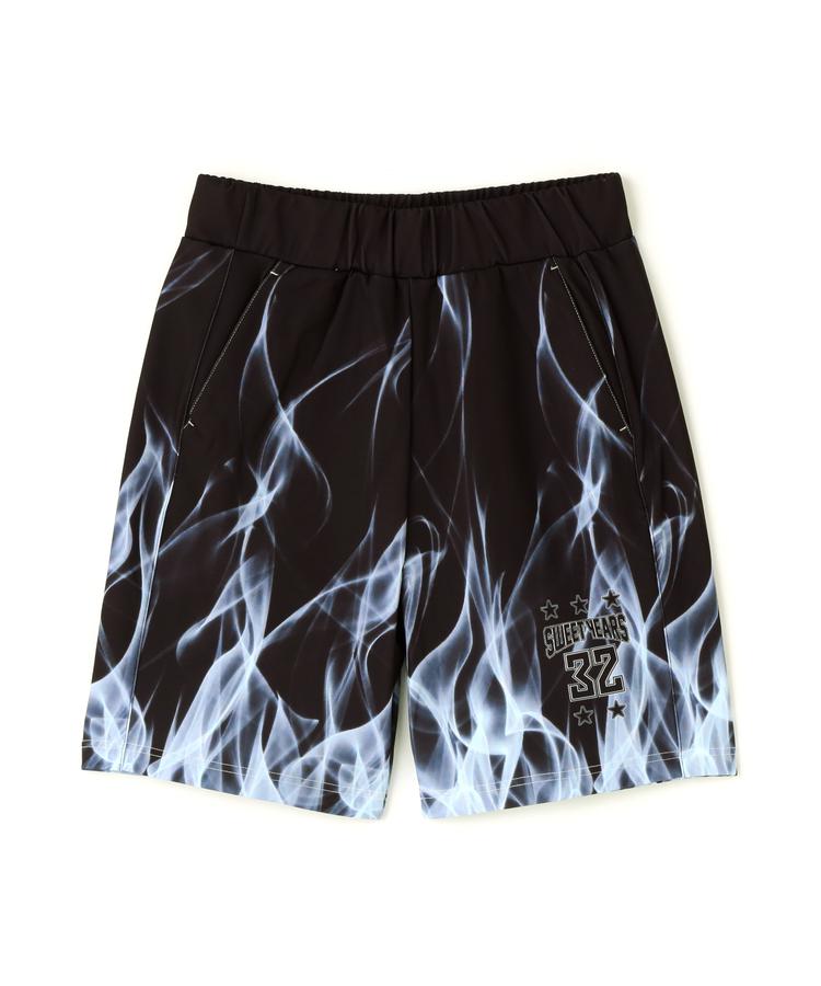 【RoyalFlash】SY32 by SWEET YEARS/SY×BB SWEAT SHORT PANTS /エスワイサーティトゥ バイ スィートイヤーズ ビューティーショーツビースト コラボ ショートパンツ 短パン ハーフパンツ メンズ 男性|US ONLINE 店