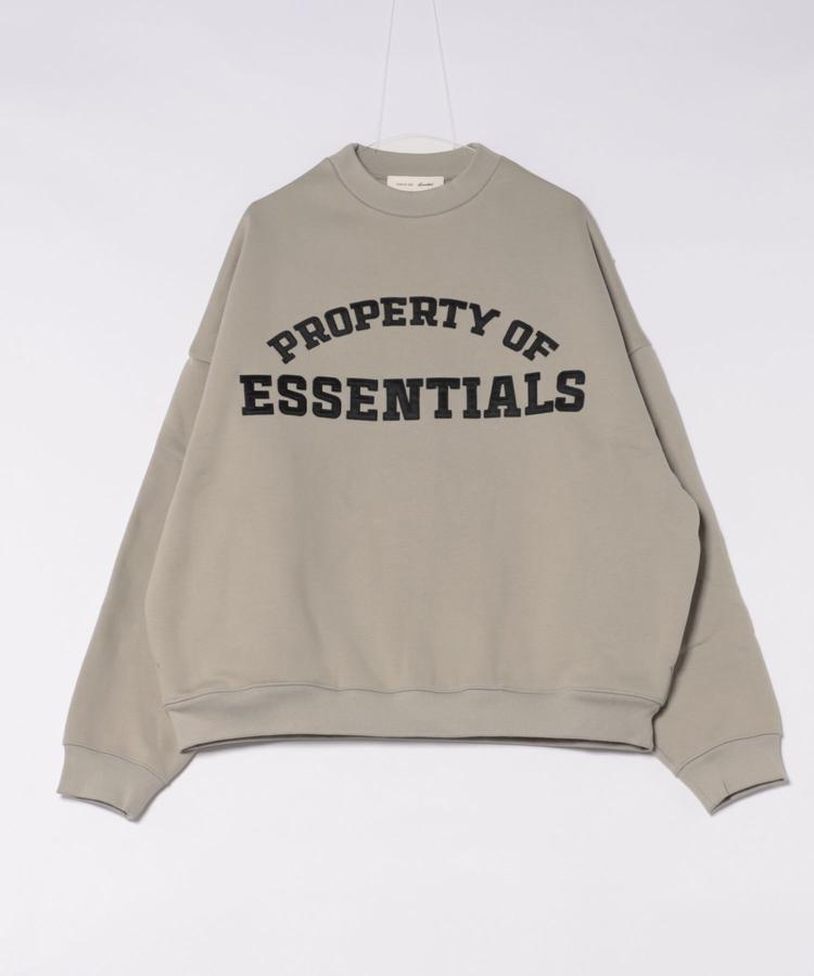 ★SALE 【LHP】Fear of God ESSENTIALS/FOG エッセンシャルズ/PROPERTY LOUNGE CREW SWEAT Tシャツ 長袖 メンズ 男性 ※セール/アウトレット品につき交換 返品不可｜US ONLINE 店