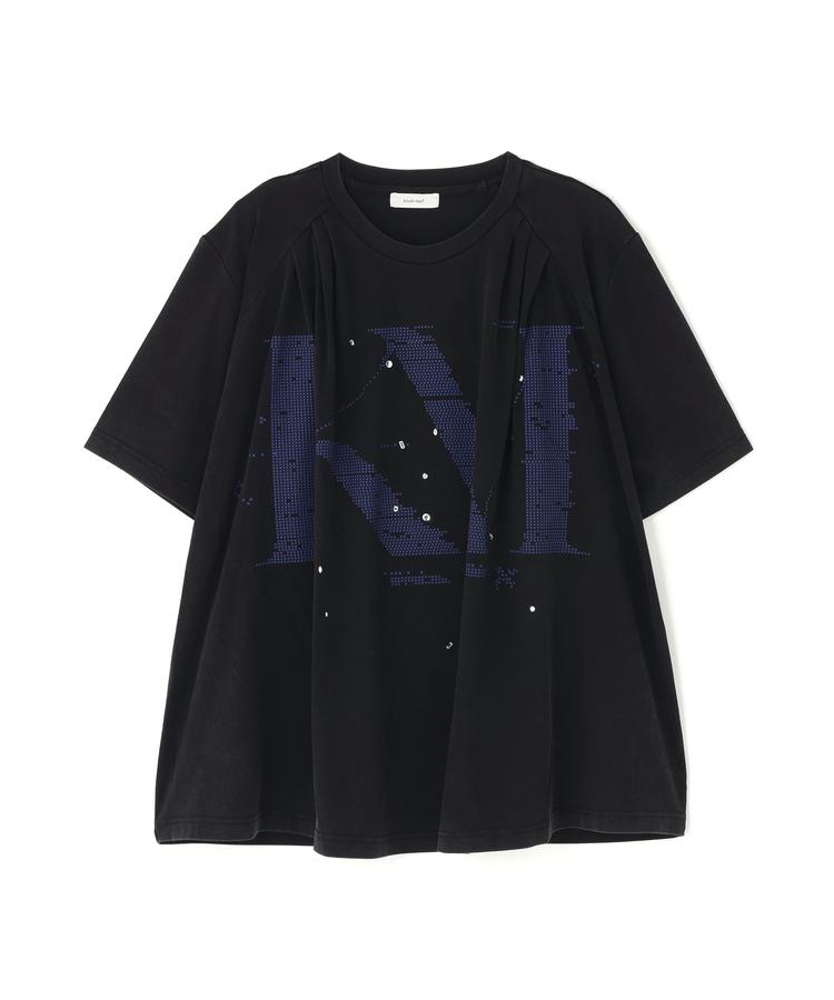 【B&rsquo;2nd】Knuth Marf（クヌースマーフ）tuck detail oversized tee/unisex タック ディティール オーバーサイズ Tシャツ グラフィック Tシャツ プリント レディース メンズ カットソー ユニセックス モード 正規取扱｜US ONLINE 店
