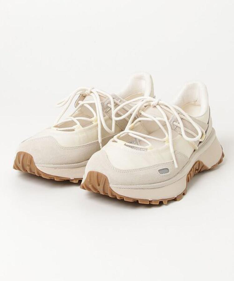 【RoyalFlash】UGG/アグ/RetroFi Low Ballet Sneaker/レトロファイローバレエスニーカー / シューズ スニーカー バレエスニーカー 厚底 スエード リップストップ ギリーレース ブラック ベージュ レディース 黒 生成り レディース 国内正規品 23 24 25 cm｜US ONLINE 店 19,250円