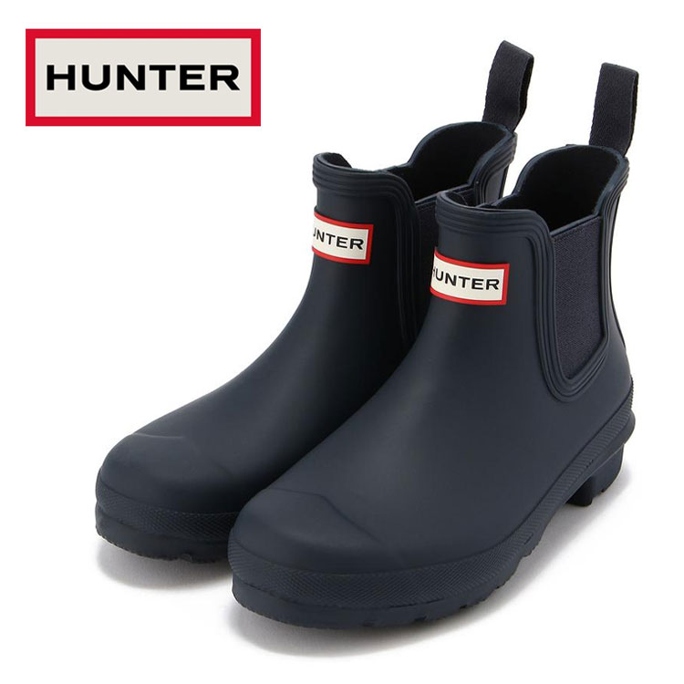 【B'2nd】HUNTER/ハンター　WOMENS ORIGINAL CHELSEA ウィメンズオリジナルチェルシー_7850990025 レインブーツ 長靴 国内正規品 売れ筋 ショート 定番 ロゴ ※セール/アウトレット品につき交換 返品不可