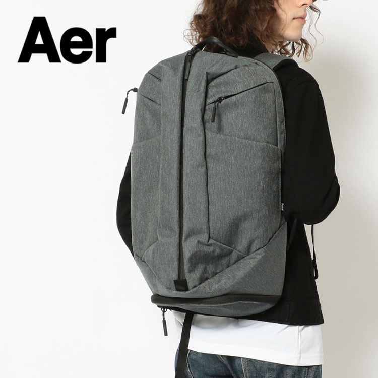 【B'2nd】Aer（エアー）DUFFEL PACK3 GREY AER-12011 リュック メンズ レディース ユニセックス 通勤 通学 旅行 正規品 21.4L bag_b2nd gift_b2nd