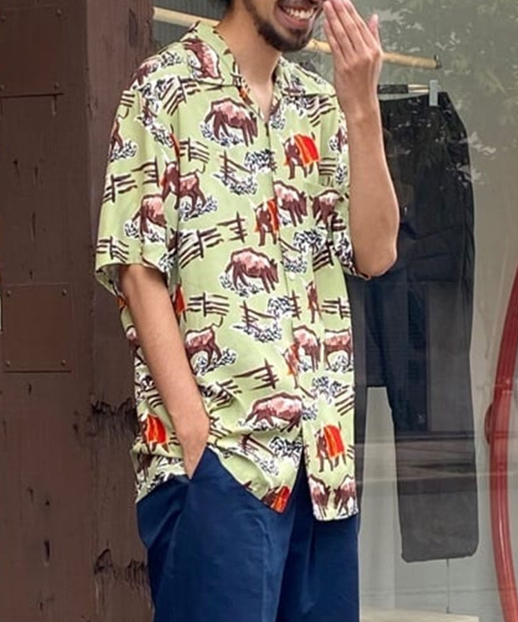 【GARDEN】Aloha Blossom/アロハ ブロッサム/BULL FIGHT SHIRTS 国内正規品 メンズ アロハシャツ ハワイアンシャツ
