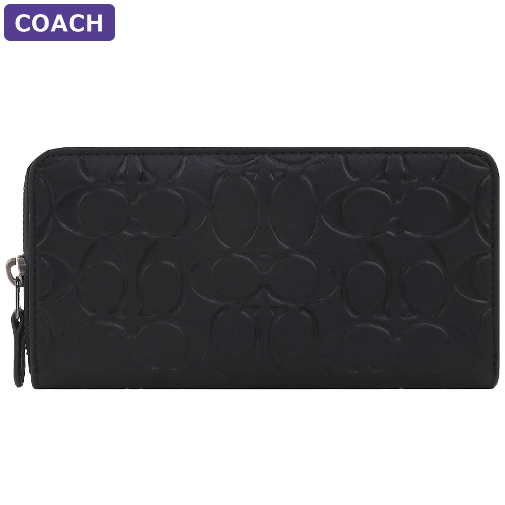 【楽天市場】コーチ COACH 財布 長財布 CE551 QBBK エンボス シグネチャー アウトレット メンズ ウォレット 新作 有料