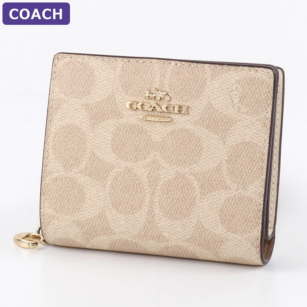 楽天市場】コーチ COACH 財布 二つ折り財布 CR983 IMTAU ミニ