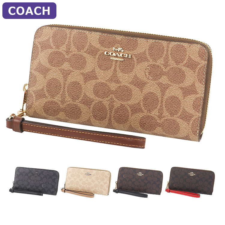 楽天市場】コーチ COACH 財布 長財布 C5889 ストラップ付