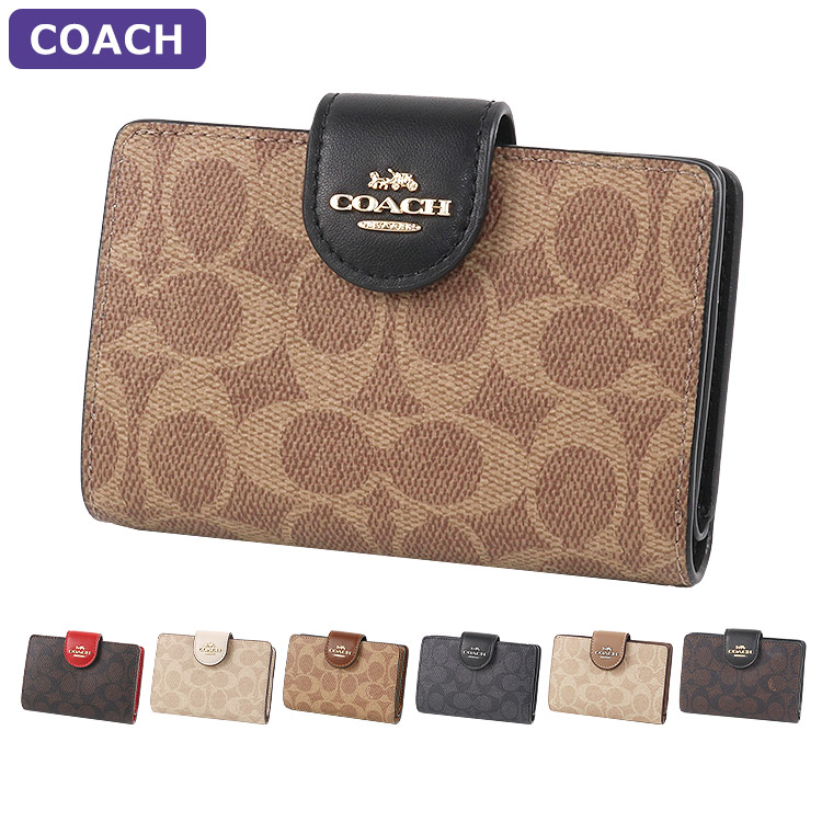 楽天市場】コーチ COACH 財布 二つ折り財布 6390 アウトレット 楽天市場】コーチ COACH 財布 二つ折り財布 6390 アウトレット