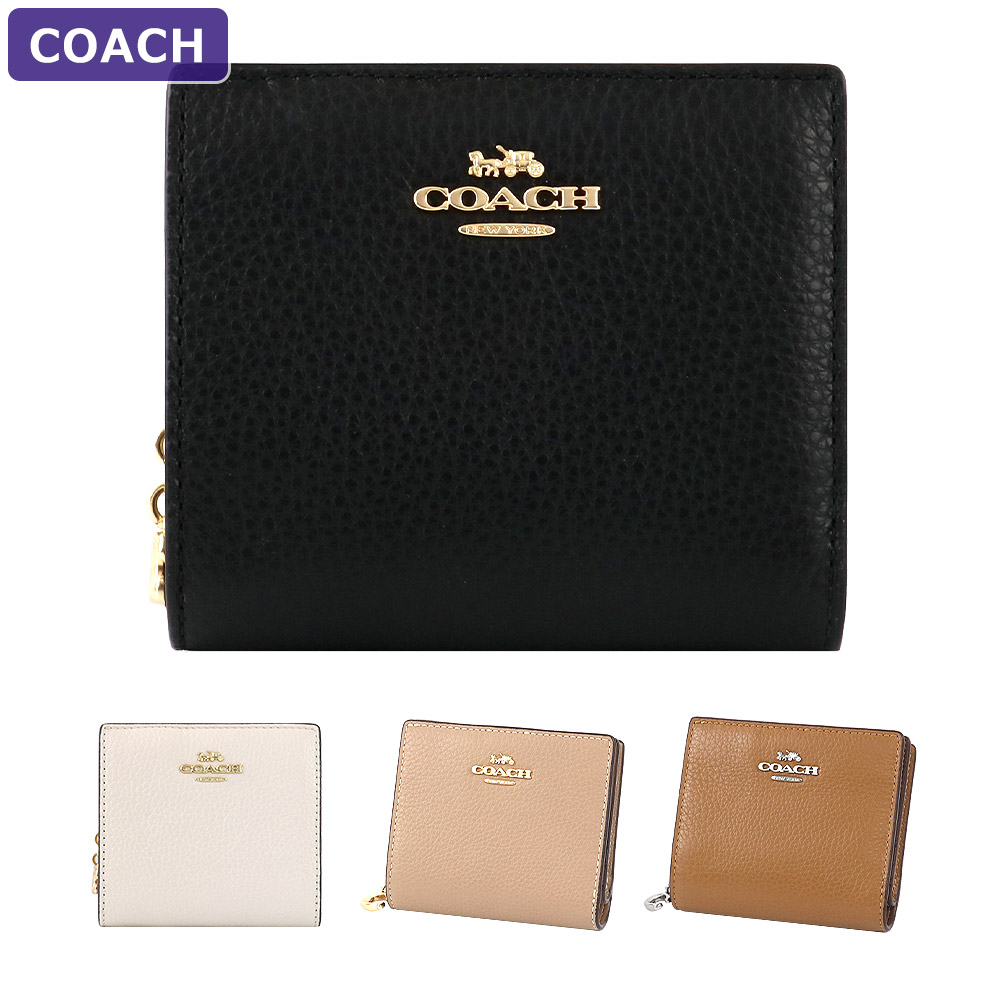 コーチ COACH COACH コーチ 6390 二つ折り財布 （ブラック