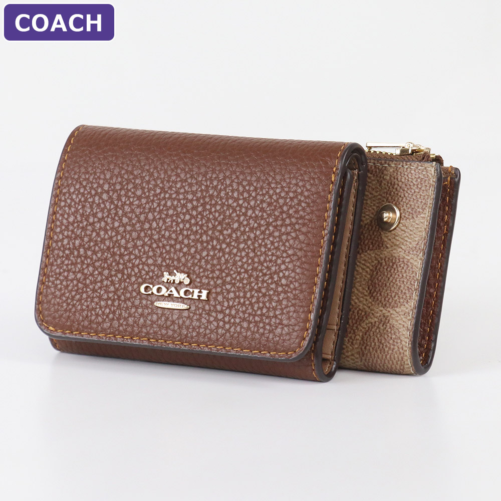 楽天市場】コーチ COACH 財布 三つ折り財布 78081 IMUOH ミニ