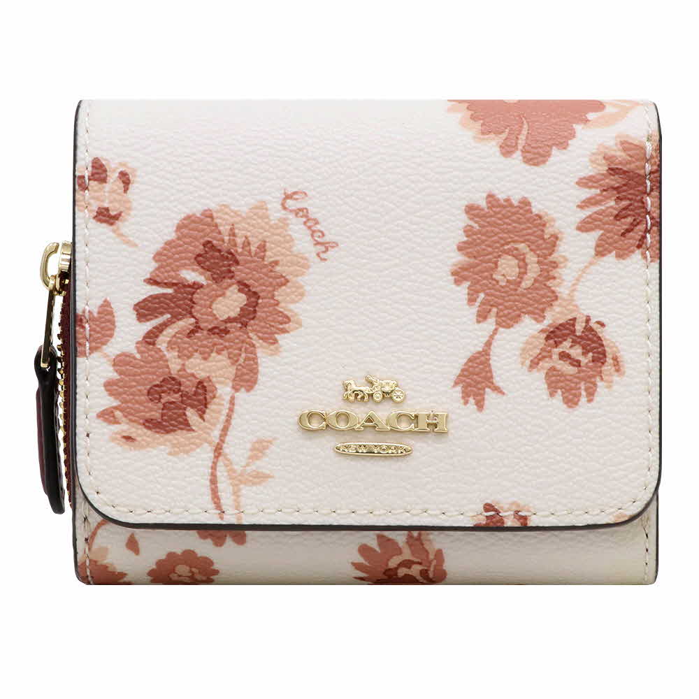 綺麗なコーチ 財布 花柄 三つ折り すべての美しい花の画像