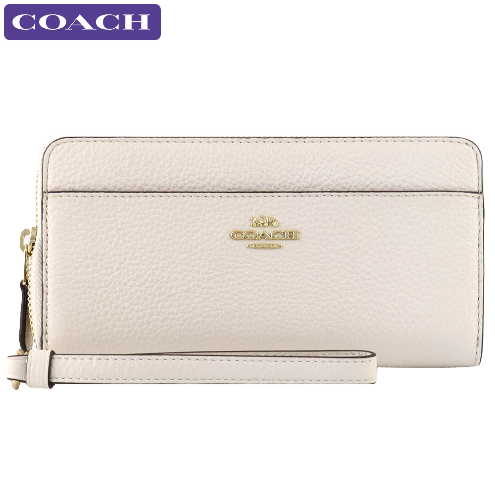 Wallet コーチ 長財布 財布 コーチ Coach 財布 レディース財布 ラウンドジップ 長財布 財布 ケース Coach 6643 Imchk ストラップ付 ラウンドジップ アウトレット レディース ウォレット 新作 ギフト プレゼント 有料ラッピング可 Us Style
