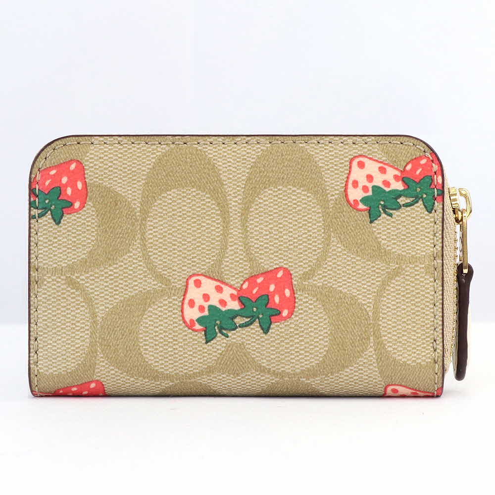高い品質 新品 Coach コーチ 長財布 いちご ホワイトラウンドファスナー 当店人気の限定モデルが再々々入荷 Talalsalman Com