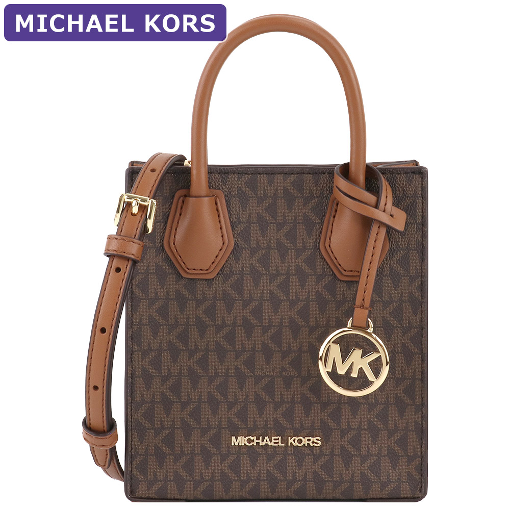 楽天市場】マイケルコース MICHAEL KORS バッグ ショルダーバッグ 35T1GM9C0I BROWN 2way ミニバッグ ミニマム  ミニマル シグネチャー アウトレット レディース 新作 プレゼント iphone アンドロイド スマホ スマホポーチ ミニトート : US style