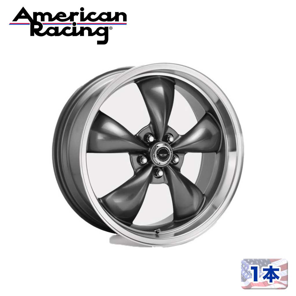 【American Racing （アメリカンレーシング）日本販売代理店】18インチアルミホイール 1本汎用 AR105 TORQ THRUST M18&times;8J 5H 114.3 &plusmn;0 CB72.56｜USATIRESHOP