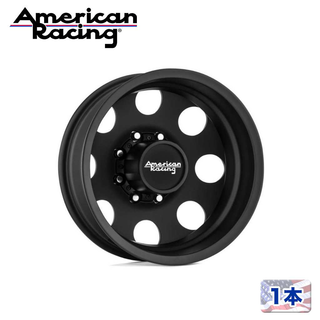 【American Racing （アメリカンレーシング）日本販売代理店】 16インチアルミホイール 1本 汎用 AR204 BAJA DUALLY 16×6J 8H 170 -134 CB125.1