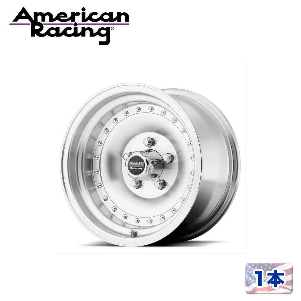 【American Racing （アメリカンレーシング）日本販売代理店】15インチアルミホイール 1本汎用 AR61 OUTLAW I15&times;8J 5H 127 -19 CB83.06｜USATIRESHOP