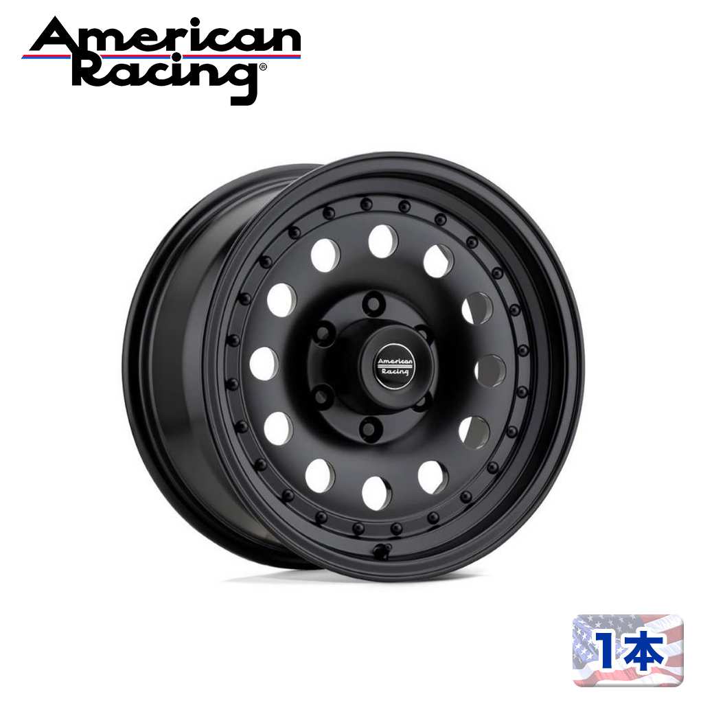 【American Racing （アメリカンレーシング）日本販売代理店】 17インチアルミホイール 1本 汎用 AR62 OUTLAW II 17×8J 6H 139.7 +30 CB78.1