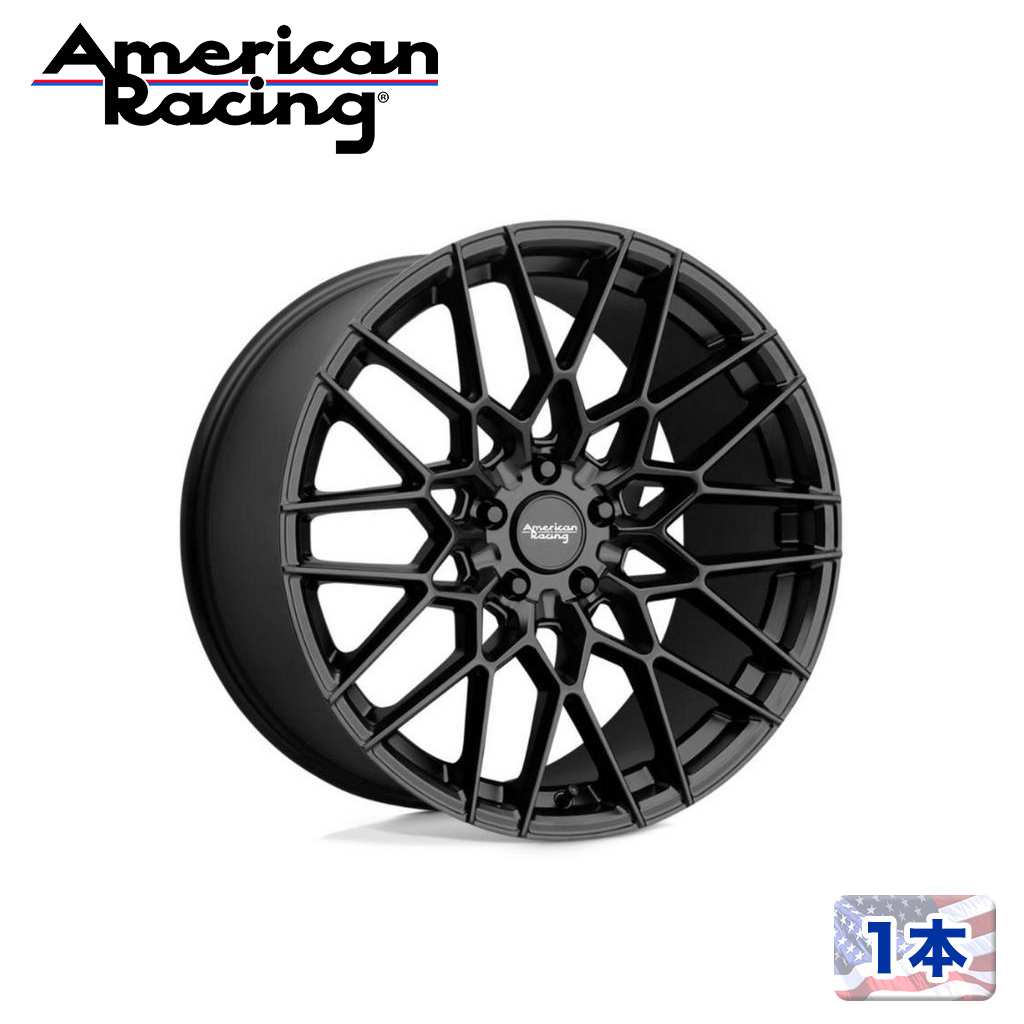 【American Racing （アメリカンレーシング）日本販売代理店】 19インチアルミホイール 1本 汎用 AR927 BARRAGE 19×9J 5H 114.3 +35 CB72.56