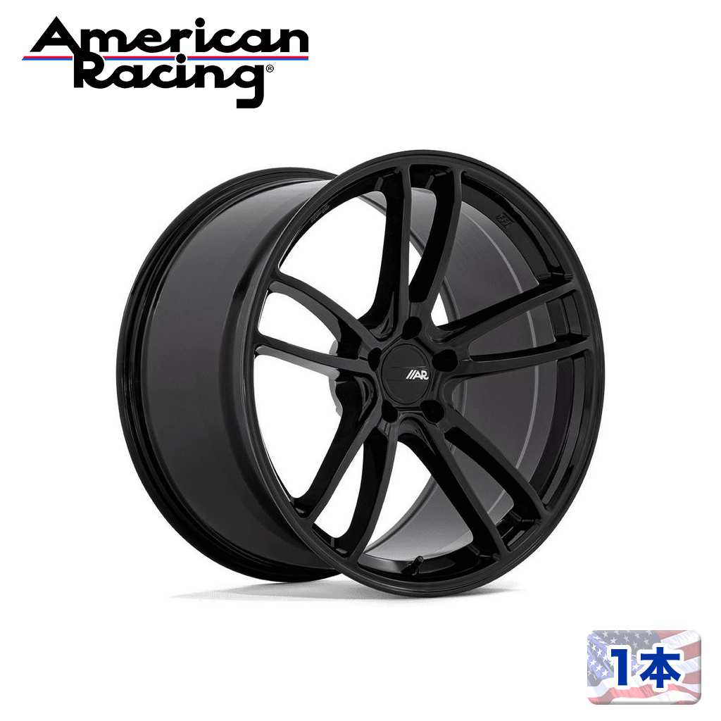 【American Racing(アメリカンレーシング)正規代理店】 20インチアルミホイール 1本 AR941 MACH FIVE 20×11J 5H114.3 +50 グロスブラック 汎用