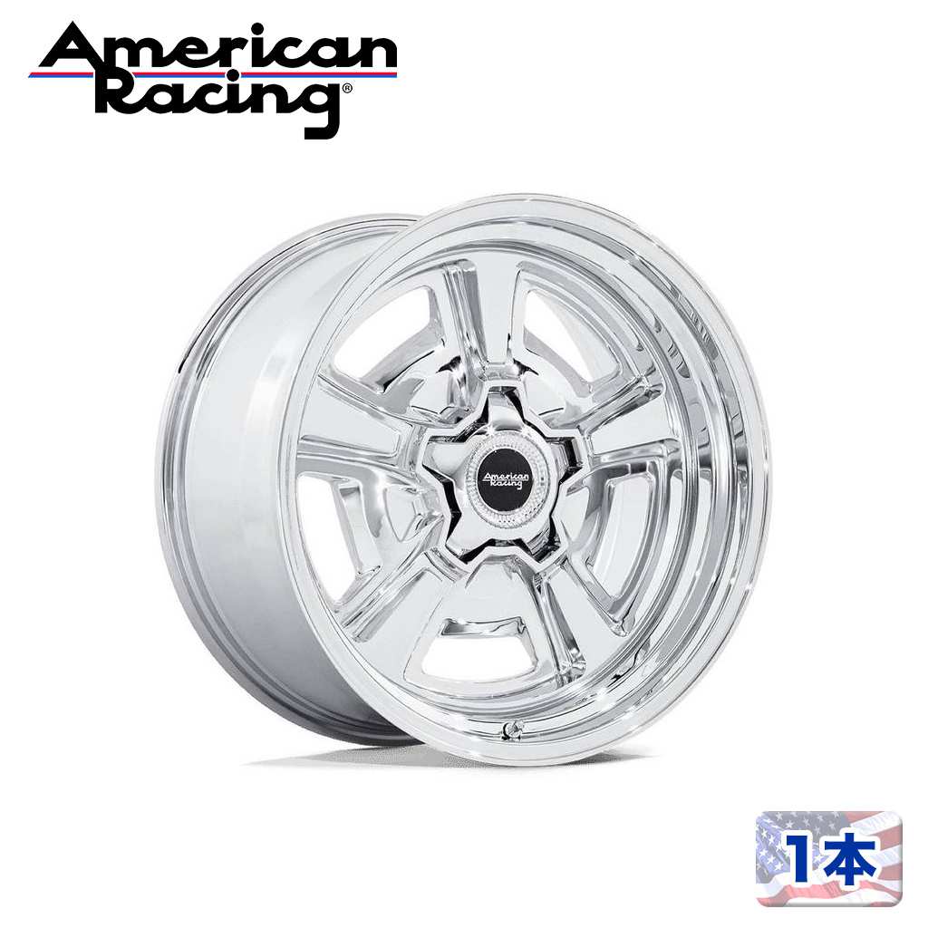 【American Racing 正規品】 18インチアルミホイール 1本 VN517 MARAUDER クローム 18×9J 5H 127 ±0 CB78.1