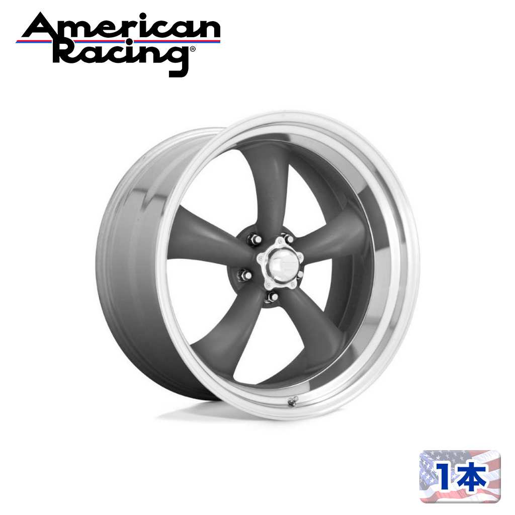 【American Racing （アメリカンレーシング）日本販売代理店】 16インチアルミホイール 1本 汎用 VN215 CLASSIC TORQ THRUST II 16×8J 5H 114.3 +10 CB83.06