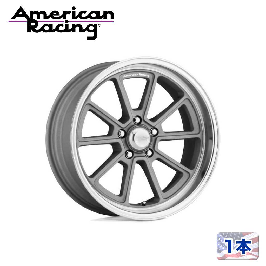 【American Racing (アメリカンレーシング)日本販売代理店】18インチアルミホイール 1本汎用 VN510 DRAFT18×10J 5H 120.65 +12 CB72.56|USATIRESHOP